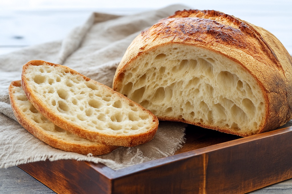 slices of sour dough bread