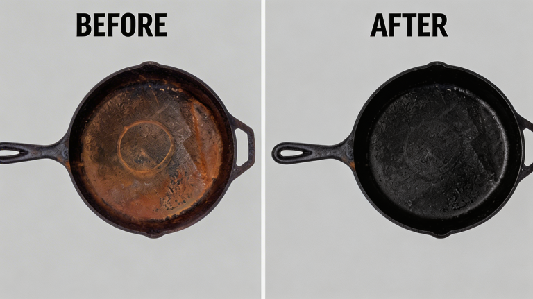 How to Remove Rust from a Cast Iron Skillet (Simple Methods That Actually Work)